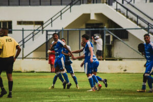 Marco Antônio fez o gol do empate do Vitória (Clara Fafá/Vitória FC)